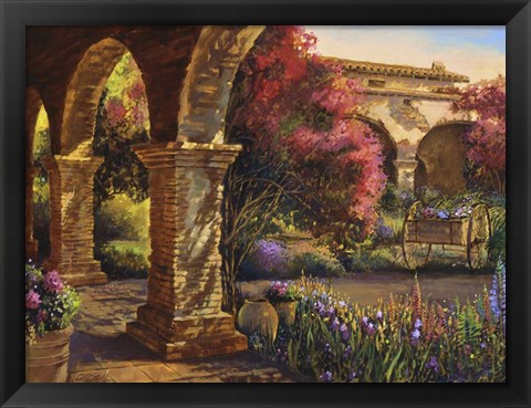 Framed Mission Garden Print