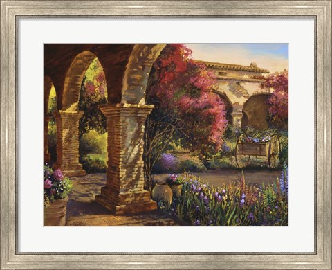 Framed Mission Garden Print