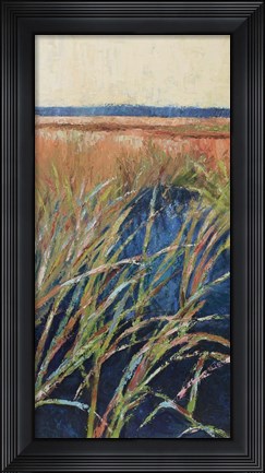Framed Pastel Wetlands I Print