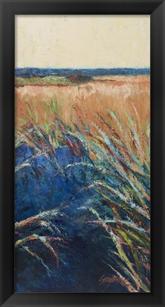 Framed Pastel Wetlands II Print