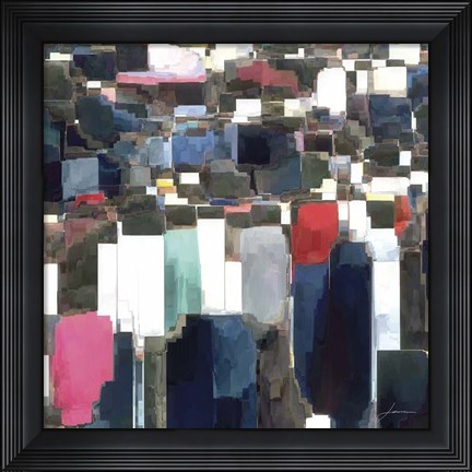 Framed Building Block Tile I Print