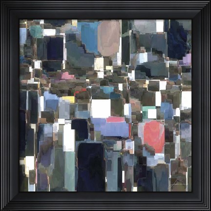 Framed Building Block Tile II Print