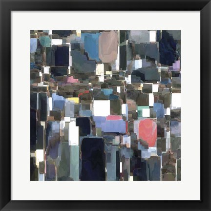 Framed Building Block Tile II Print