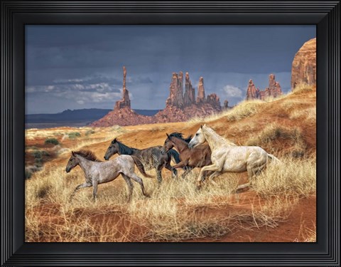 Framed Monumental Run Print