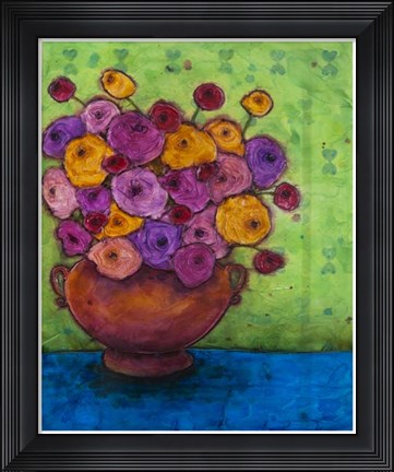 Framed Bursting Blooms Print