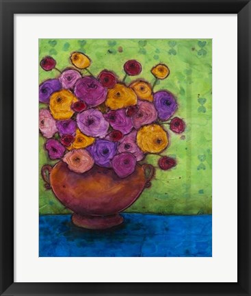 Framed Bursting Blooms Print