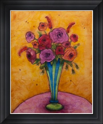 Framed Long-Stemmed Happiness Print