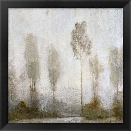 Framed Misty Marsh II Print