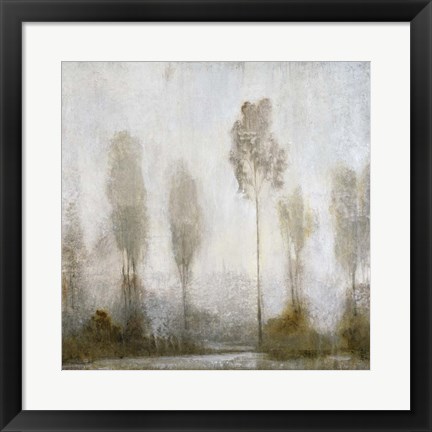 Framed Misty Marsh II Print