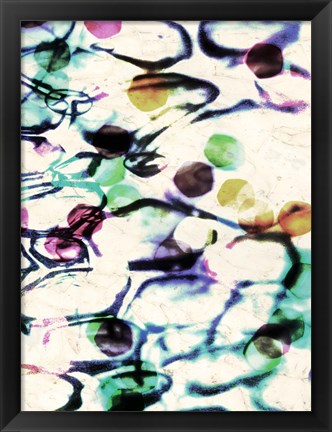 Framed Bubble Abstract II Print