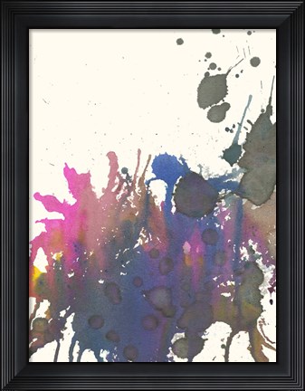 Framed Exuberant Splotch Print