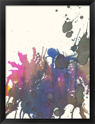 Framed Exuberant Splotch Print