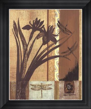 Framed Asian Iris Print