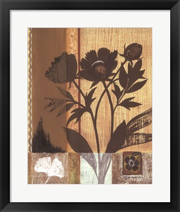 Framed Asian Peonies Print