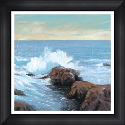 Framed Rip Tide I Print