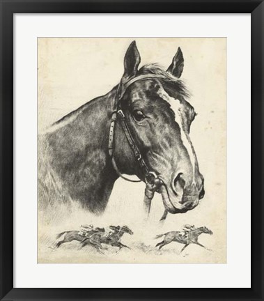 Framed Gallant Fox Print