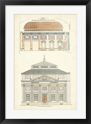 Framed Architect&#39;s Plan I Print