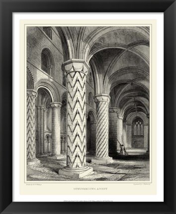 Framed Gothic Detail I Print