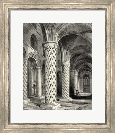 Framed Gothic Detail I Print