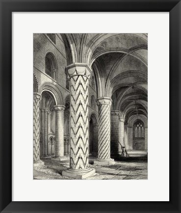 Framed Gothic Detail I Print