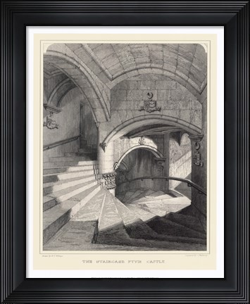 Framed Gothic Detail IV Print