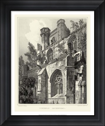 Framed Gothic Detail VII Print