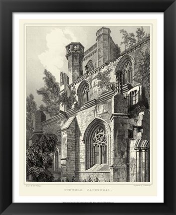 Framed Gothic Detail VII Print