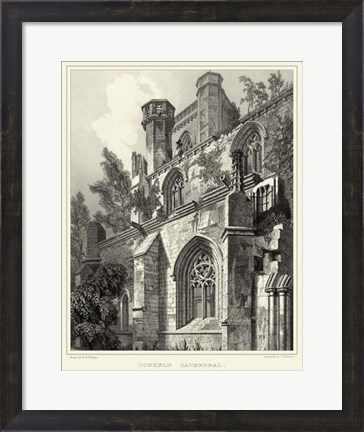 Framed Gothic Detail VII Print