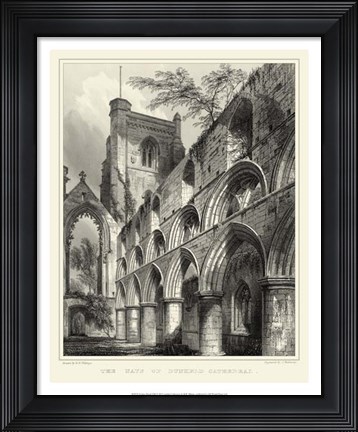 Framed Gothic Detail VIII Print