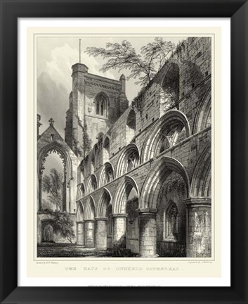 Framed Gothic Detail VIII Print