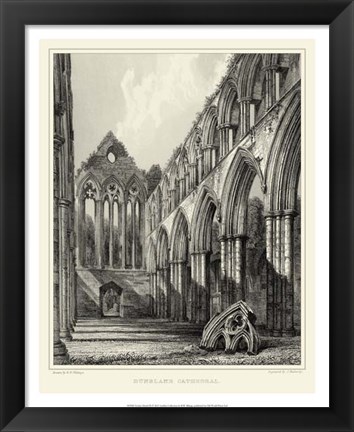 Framed Gothic Detail IX Print