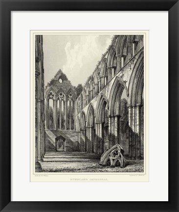 Framed Gothic Detail IX Print