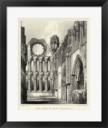 Framed Gothic Detail X Print