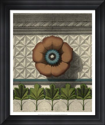 Framed Floral Detail II Print