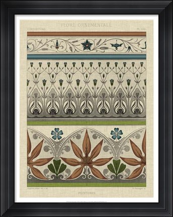 Framed Panel Ornamentale I Print