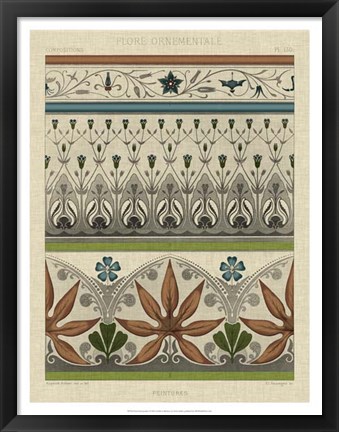 Framed Panel Ornamentale I Print