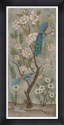 Framed Gardenia Chinoiserie II Print