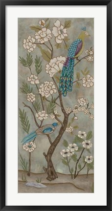 Framed Gardenia Chinoiserie II Print