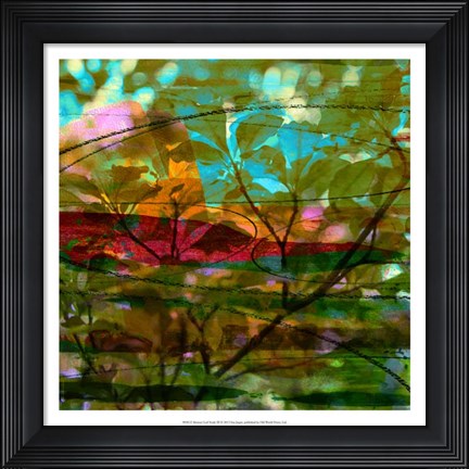 Framed Abstract Leaf Study III Print