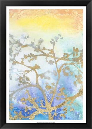 Framed Gilt Branches II Print
