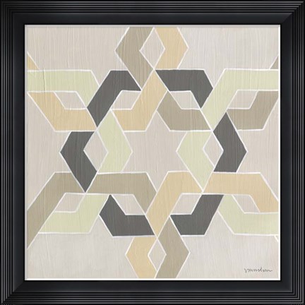 Framed Non-Embellished Deco Stitch II Print