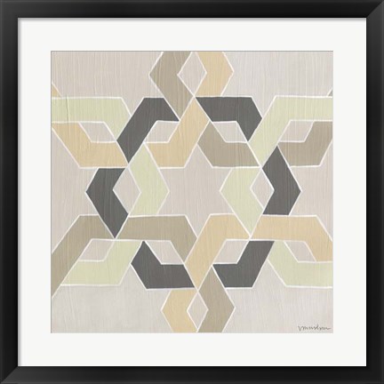 Framed Non-Embellished Deco Stitch II Print