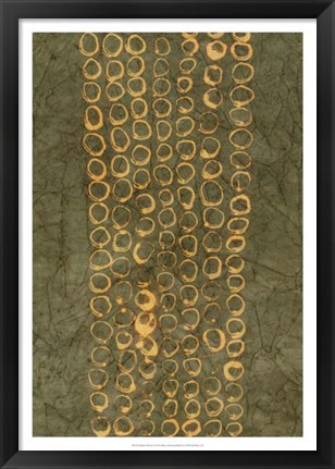 Framed Primitive Patterns I Print