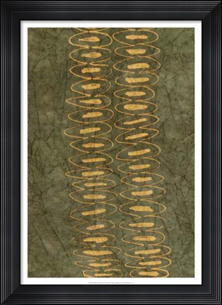 Framed Primitive Patterns II Print