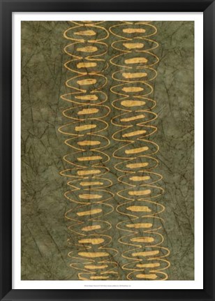 Framed Primitive Patterns II Print