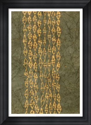 Framed Primitive Patterns III Print
