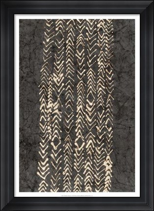 Framed Primitive Patterns V Print