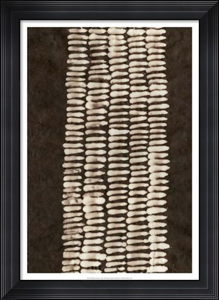 Framed Primitive Patterns VII Print