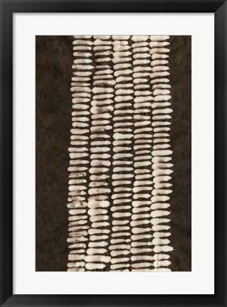 Framed Primitive Patterns VII Print