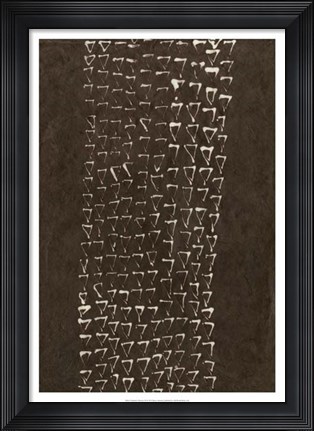 Framed Primitive Patterns IX Print